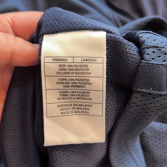 Navy Blue Short Sleeve Jersey - Picture 6 of 6